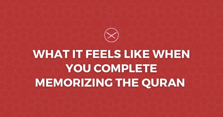 What It Feels Like Completing Quran Memorization